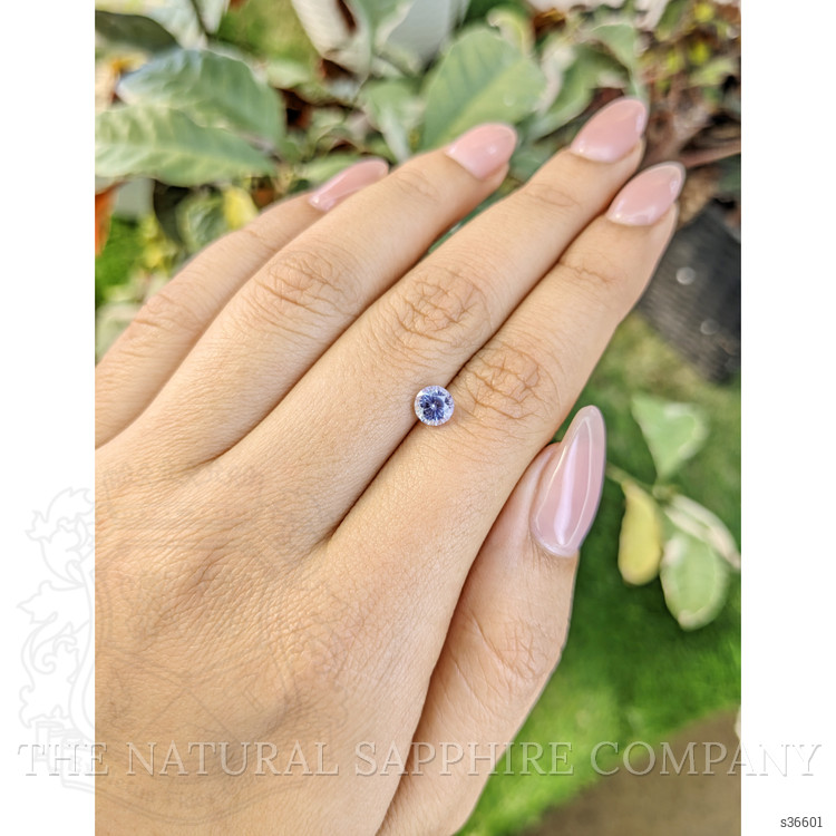 0.93 Ct. Violet Sapphire from Ceylon (Sri Lanka)