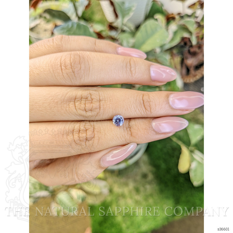 0.93 Ct. Violet Sapphire from Ceylon (Sri Lanka)