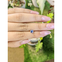 0.83 Ct. Blue Sapphire from Ceylon (Sri Lanka) Life Style
