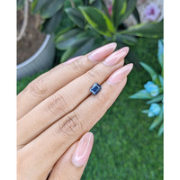 1.07 Ct. Greenish Blue Sapphire from Africa Life Style