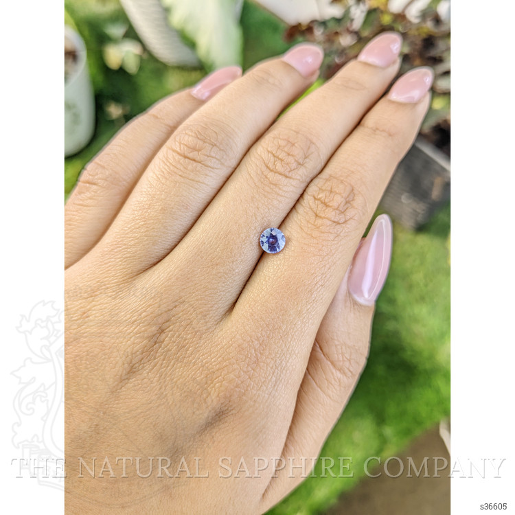 0.72 Ct. Violet Sapphire from Ceylon (Sri Lanka)