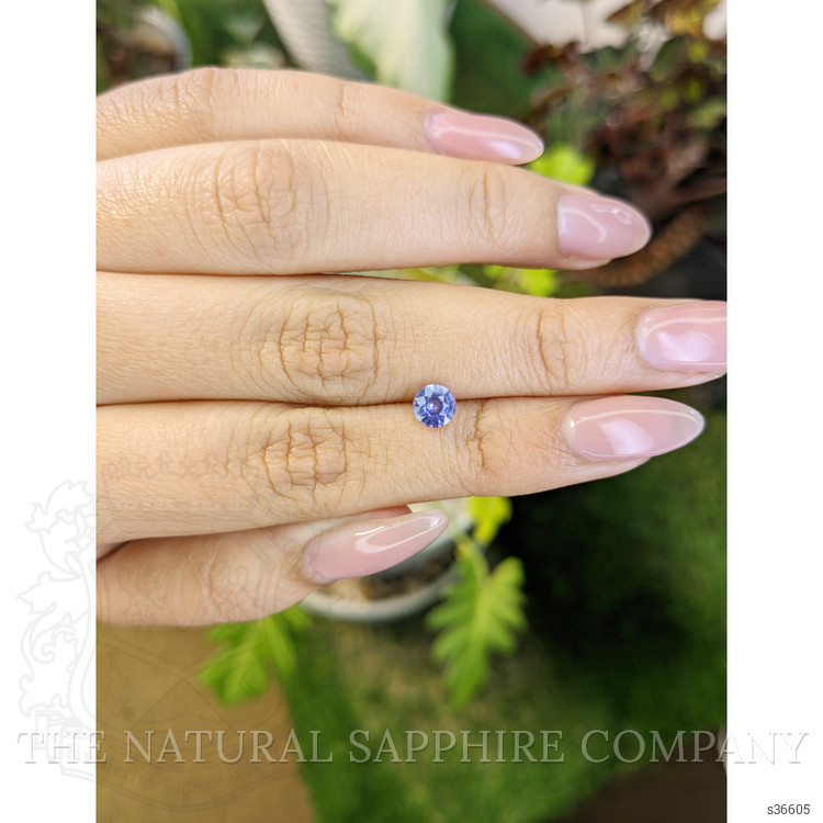 0.72 Ct. Violet Sapphire from Ceylon (Sri Lanka)