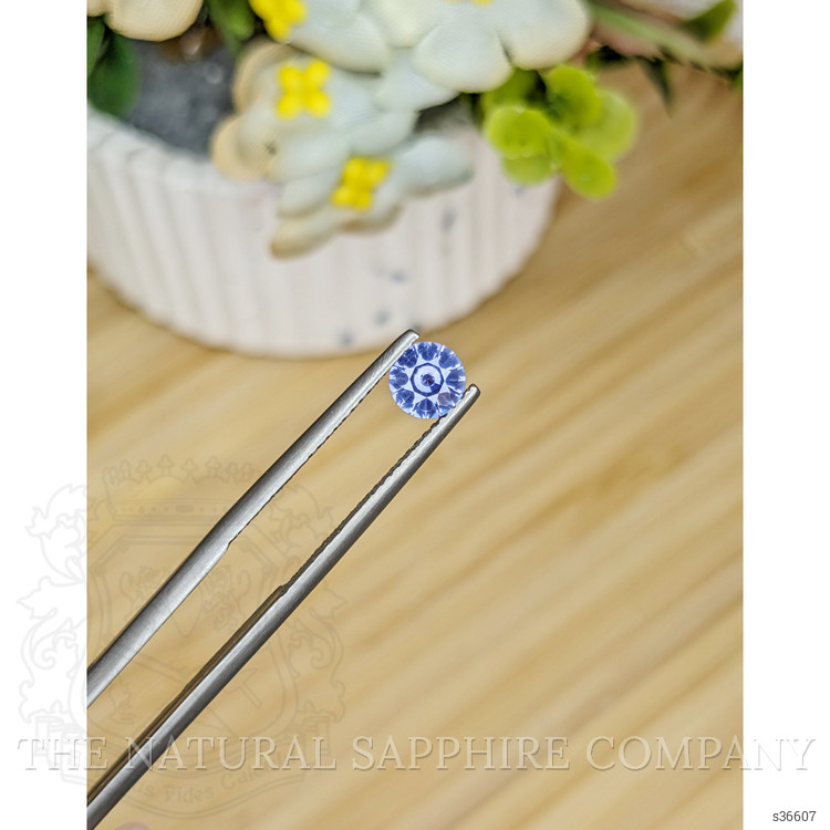 0.61 Ct. Blue Sapphire from Ceylon (Sri Lanka)