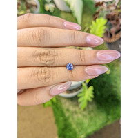 0.61 Ct. Blue Sapphire from Ceylon (Sri Lanka) Life Style