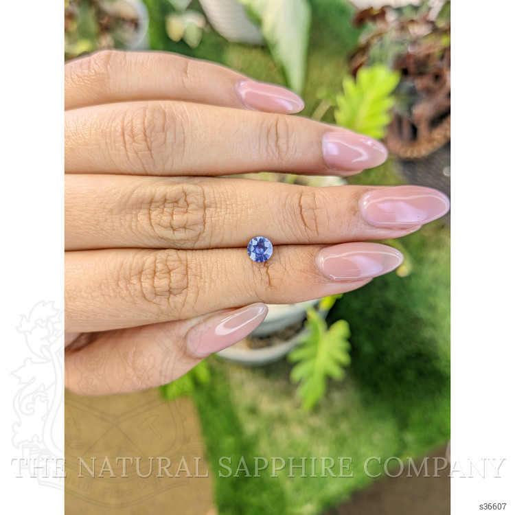 0.61 Ct. Blue Sapphire from Ceylon (Sri Lanka)