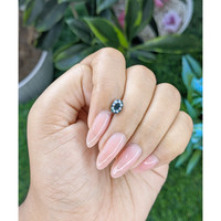 1.06 Ct. Greenish Blue Sapphire from Africa Life Style