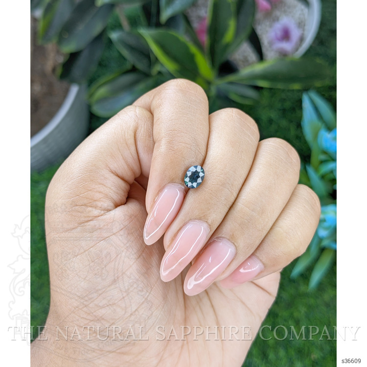 1.06 Ct. Greenish Blue Sapphire from Africa