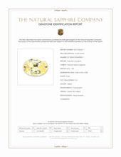 1.58 Ct. Yellow Sapphire from Ceylon (Sri Lanka) Scan Report