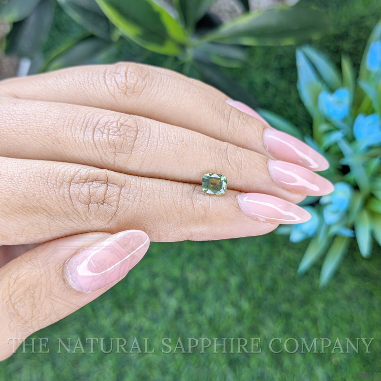 1.04 Ct. Green Sapphire from Africa