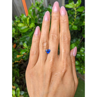 1.26 Ct. Blue Sapphire from Ceylon (Sri Lanka) Life Style