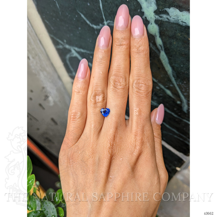 1.26 Ct. Blue Sapphire from Ceylon (Sri Lanka)