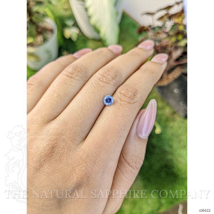 0.69 Ct. Blue Sapphire from Ceylon (Sri Lanka)