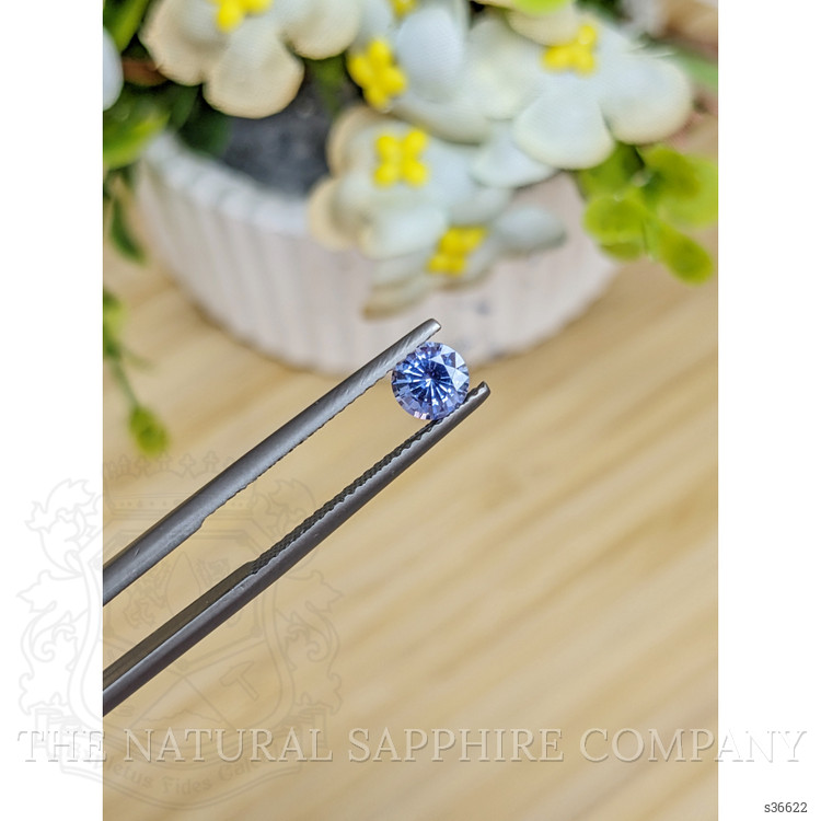 0.69 Ct. Blue Sapphire from Ceylon (Sri Lanka)
