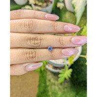 0.67 Ct. Blue Sapphire from Ceylon (Sri Lanka) Life Style