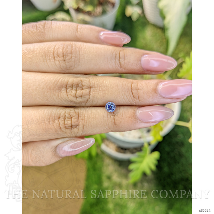 0.67 Ct. Blue Sapphire from Ceylon (Sri Lanka)