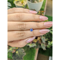0.44 Ct. Blue Sapphire from Ceylon (Sri Lanka) Life Style