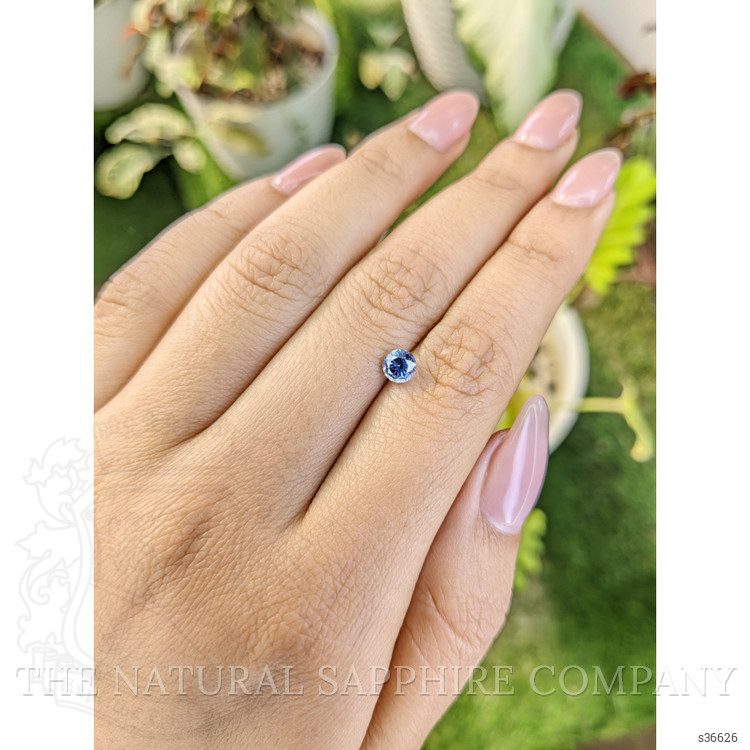 0.73 Ct. Blue Sapphire from Ceylon (Sri Lanka)