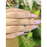 0.73 Ct. Blue Sapphire from Ceylon (Sri Lanka) Life Style
