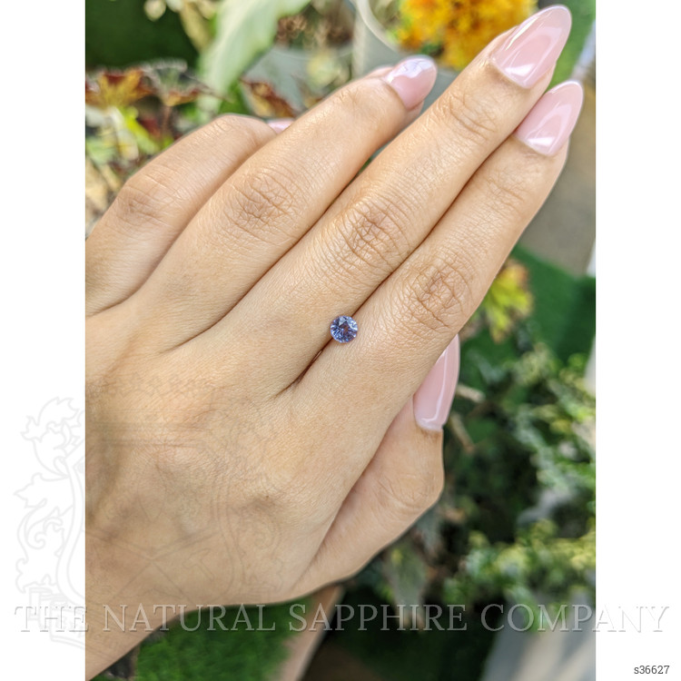 0.49 Ct. Violet Sapphire from Ceylon (Sri Lanka)