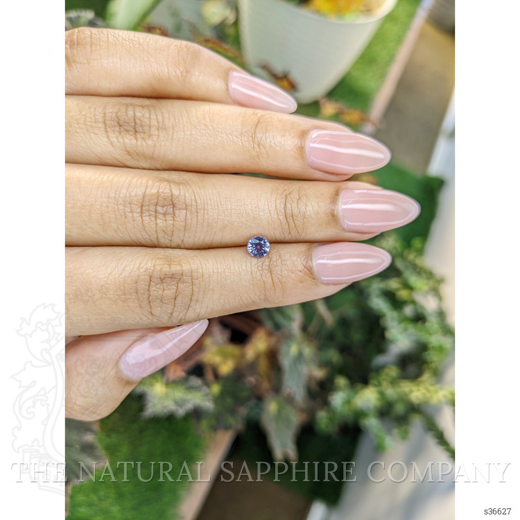 0.49 Ct. Violet Sapphire from Ceylon (Sri Lanka)