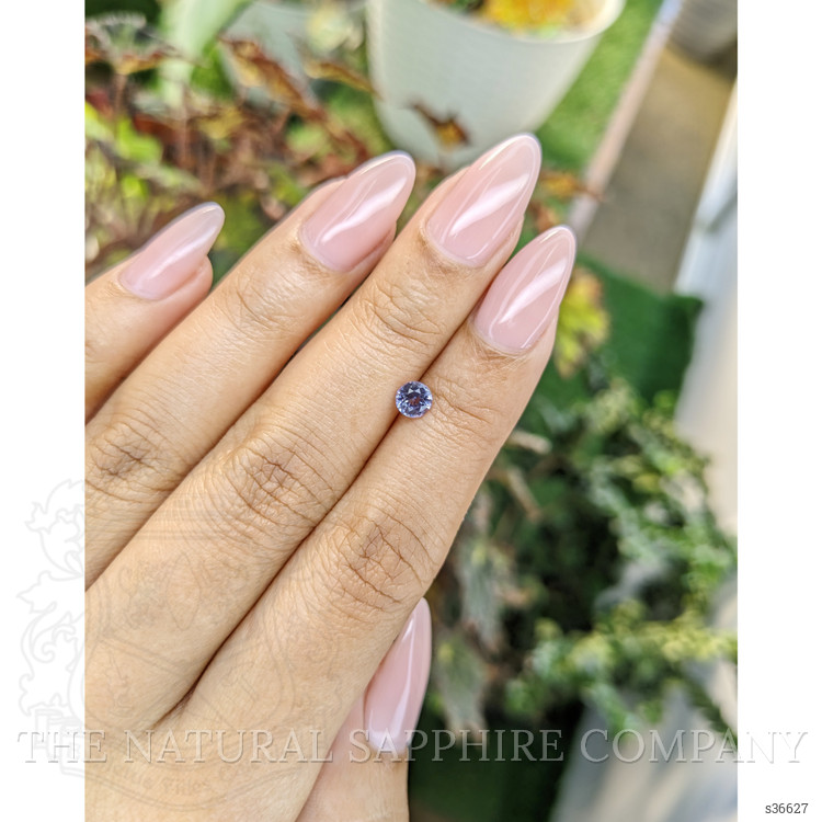 0.49 Ct. Violet Sapphire from Ceylon (Sri Lanka)