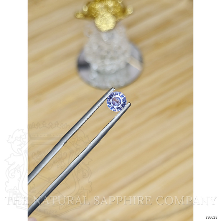 0.59 Ct. Blue Sapphire from Ceylon (Sri Lanka)