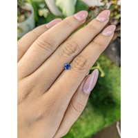 0.44 Ct. Blue Sapphire from Ceylon (Sri Lanka) Life Style