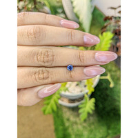 0.44 Ct. Blue Sapphire from Ceylon (Sri Lanka) Life Style