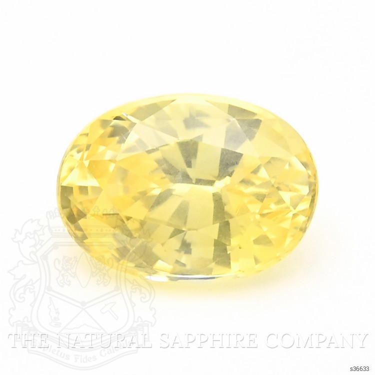 1.55 Ct. Yellow Sapphire from Ceylon (Sri Lanka)