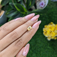 1.55 Ct. Yellow Sapphire from Ceylon (Sri Lanka) Life Style