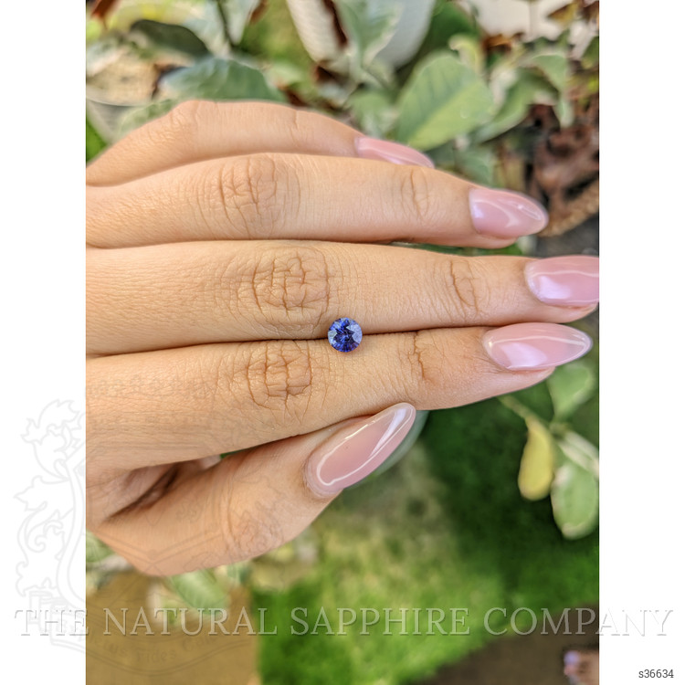 0.81 Ct. Bluish Purple Sapphire from Ceylon (Sri Lanka)
