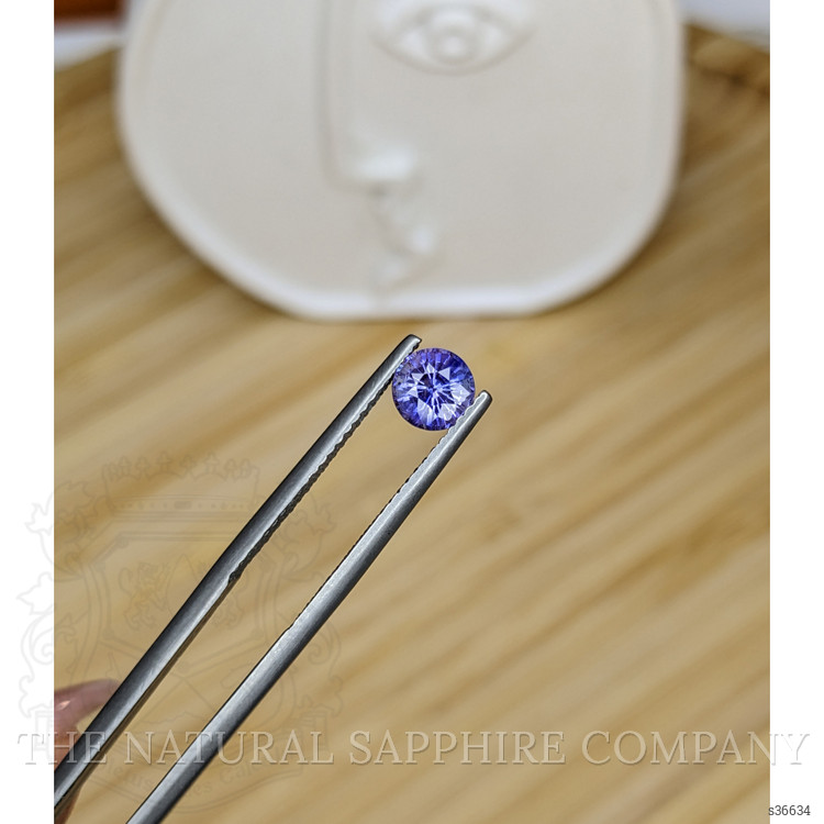 0.81 Ct. Bluish Purple Sapphire from Ceylon (Sri Lanka)