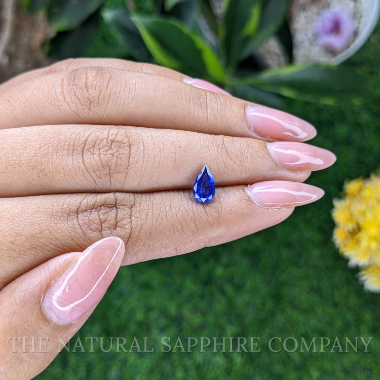 1.04 Ct. Blue Sapphire from Ceylon (Sri Lanka)