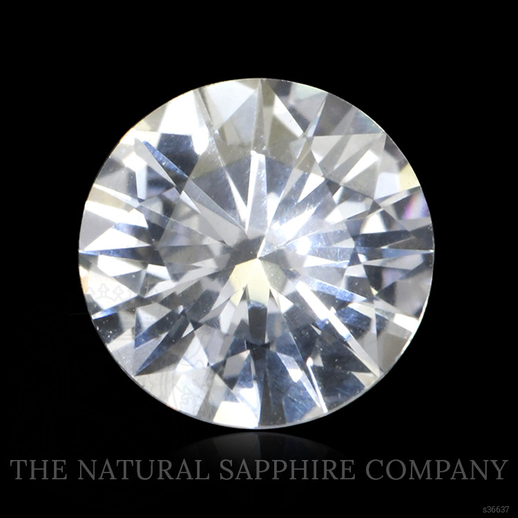 0.80 Ct. White Sapphire from Ceylon (Sri Lanka)