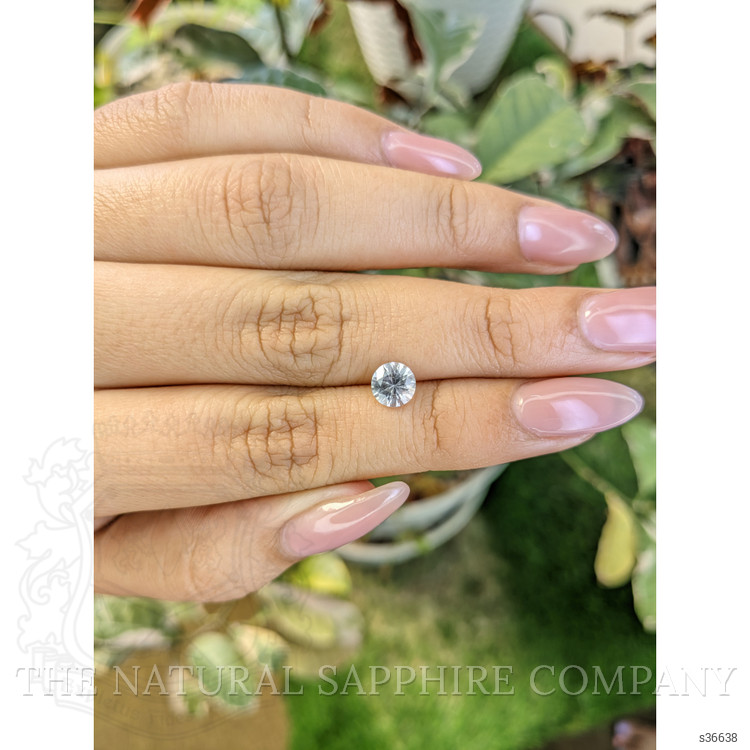 0.94 Ct. White Sapphire from Ceylon (Sri Lanka)