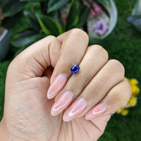 1.22 Ct. Blue Sapphire from Ceylon (Sri Lanka) Life Style