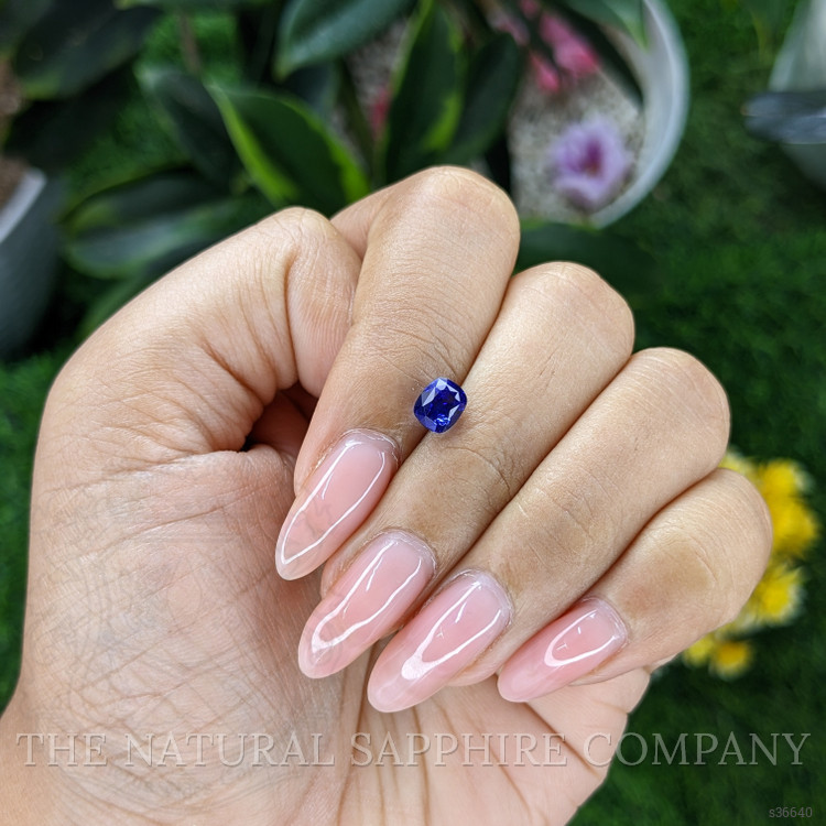 1.22 Ct. Blue Sapphire from Ceylon (Sri Lanka)