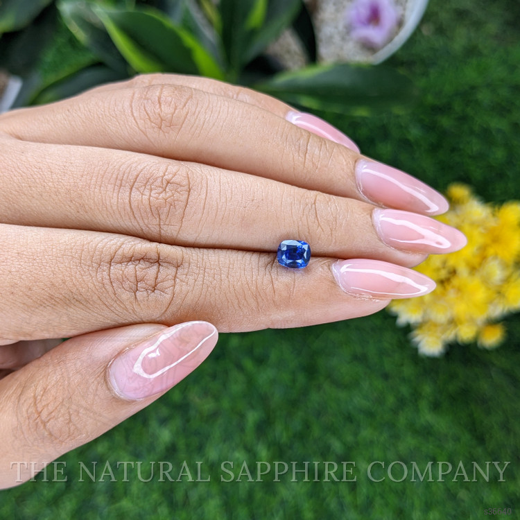 1.22 Ct. Blue Sapphire from Ceylon (Sri Lanka)