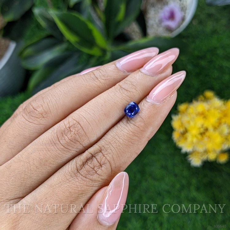 1.22 Ct. Blue Sapphire from Ceylon (Sri Lanka)