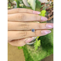 0.82 Ct. Blue Sapphire from Ceylon (Sri Lanka) Life Style
