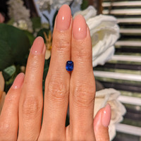 1.20 Ct. Blue Sapphire from Ceylon (Sri Lanka) Life Style