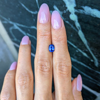 1.20 Ct. Blue Sapphire from Ceylon (Sri Lanka) Life Style