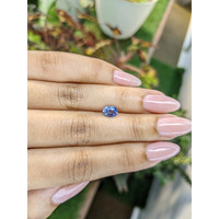 1.05 Ct. Blue Sapphire from Ceylon (Sri Lanka) Life Style