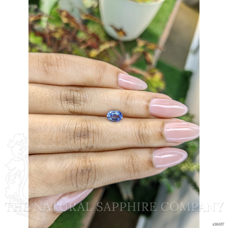 1.05 Ct. Blue Sapphire from Ceylon (Sri Lanka)