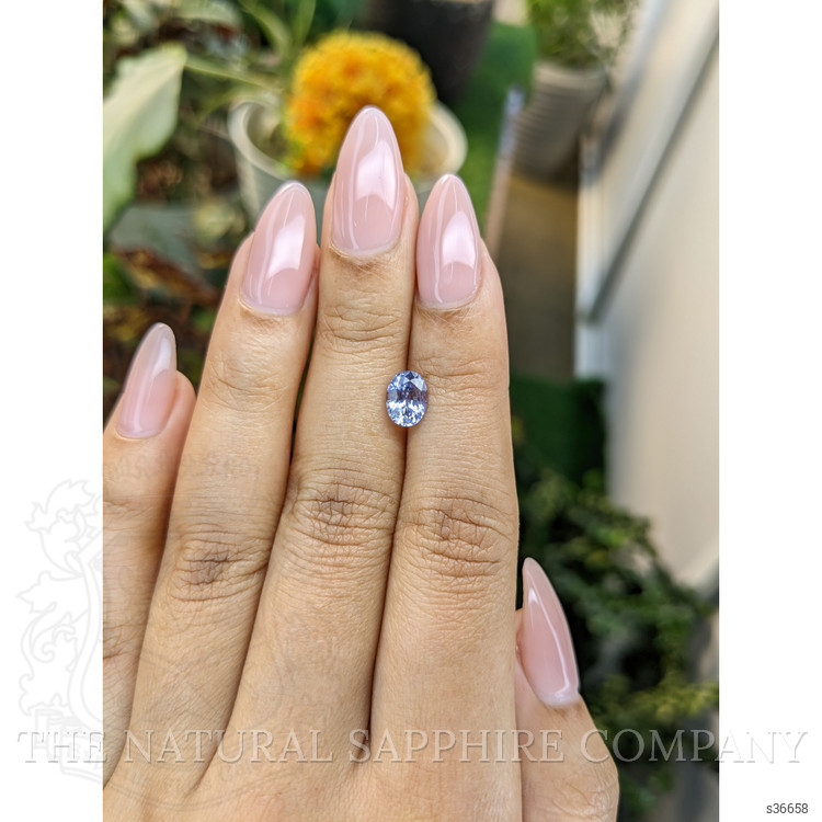 1.36 Ct. Blue Sapphire from Ceylon (Sri Lanka)