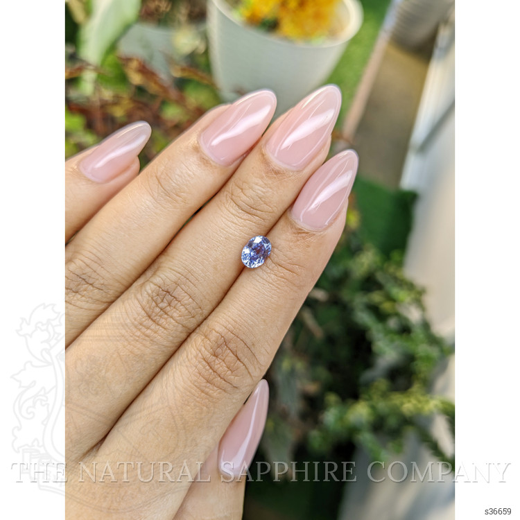 1.16 Ct. Blue Sapphire from Ceylon (Sri Lanka)