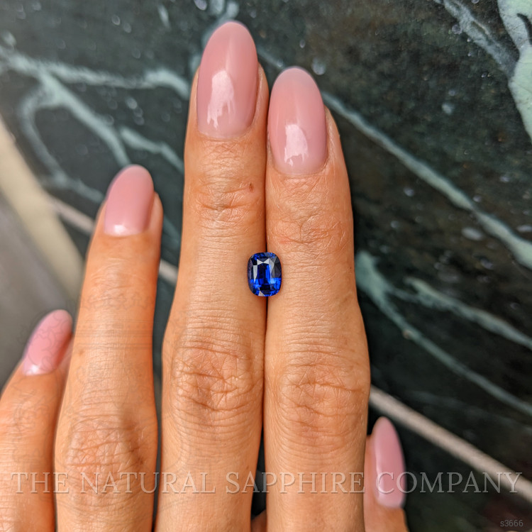 1.34 Ct. Blue Sapphire from Ceylon (Sri Lanka)