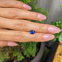1.34 Ct. Blue Sapphire from Ceylon (Sri Lanka) Life Style