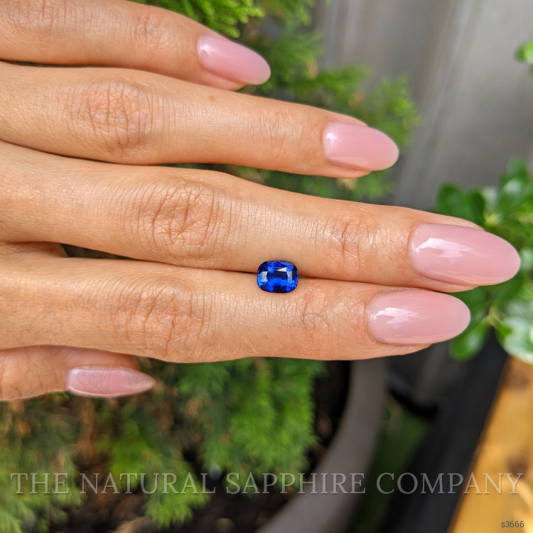 1.34 Ct. Blue Sapphire from Ceylon (Sri Lanka)