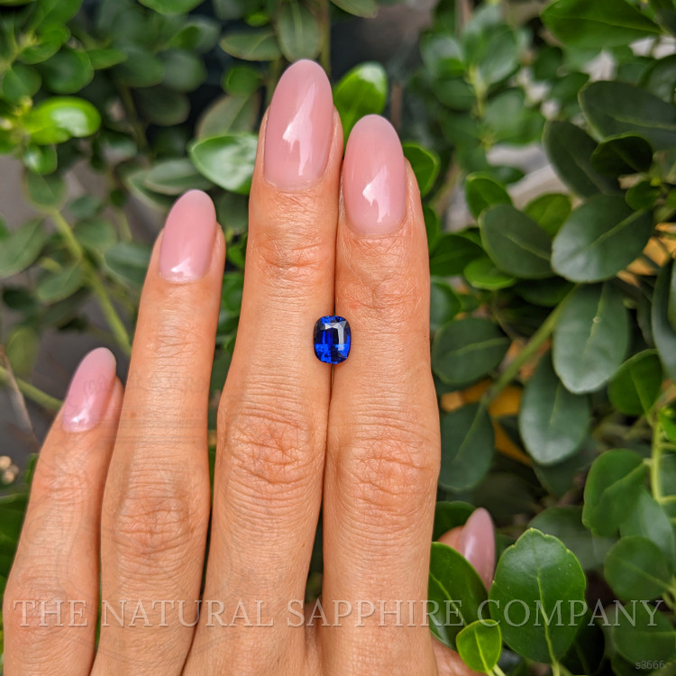 1.34 Ct. Blue Sapphire from Ceylon (Sri Lanka)
